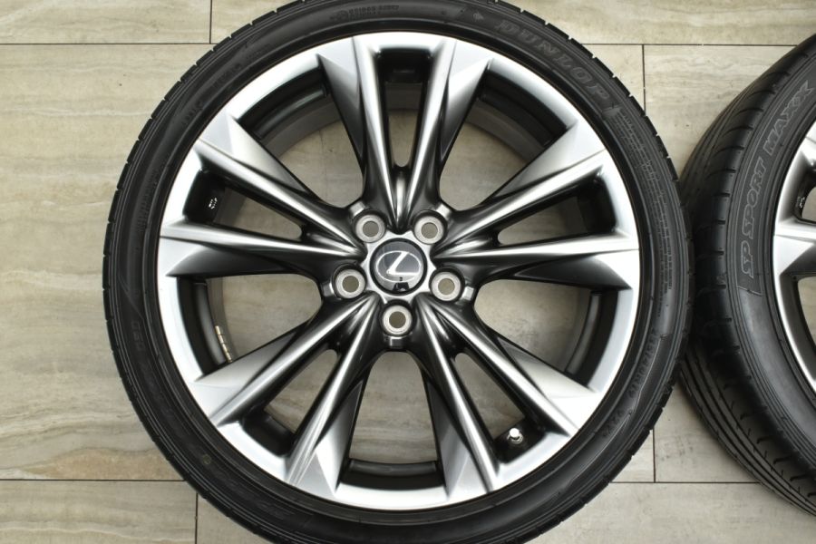 LEXUS　ES300h 19インチ　4枚 希少品】レクサス ES300h Fスポーツ 純正 19in 8J+45 PCD114.3