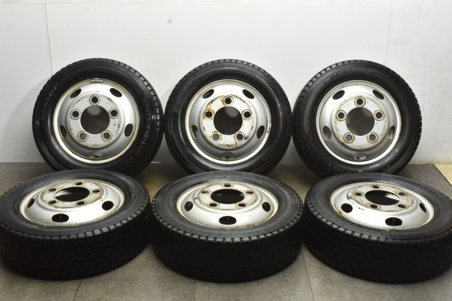 バリ溝】いすゞ エルフ 純正 16in 5.5J +116.5 PCD203.2 ダンロップ ウィンターマックス LT03 205/65R16 LT  スタッドレス 交換用 中古 タイヤホイールセット | パーツ販売ナンバーワン