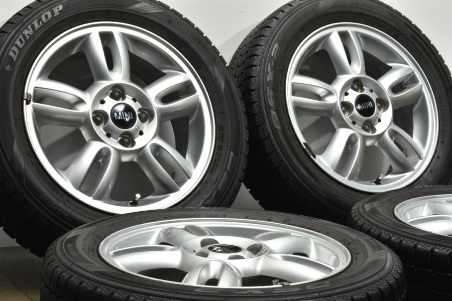 正規品】MINI R56 ミニクーパー 純正 15in 5.5J +45 PCD100 ダンロップ DSX-2 175/65R15  品番:6791930 ノーマル戻し 交換用 中古 スタッドレスタイヤホイールセット | パーツ販売ナンバーワン