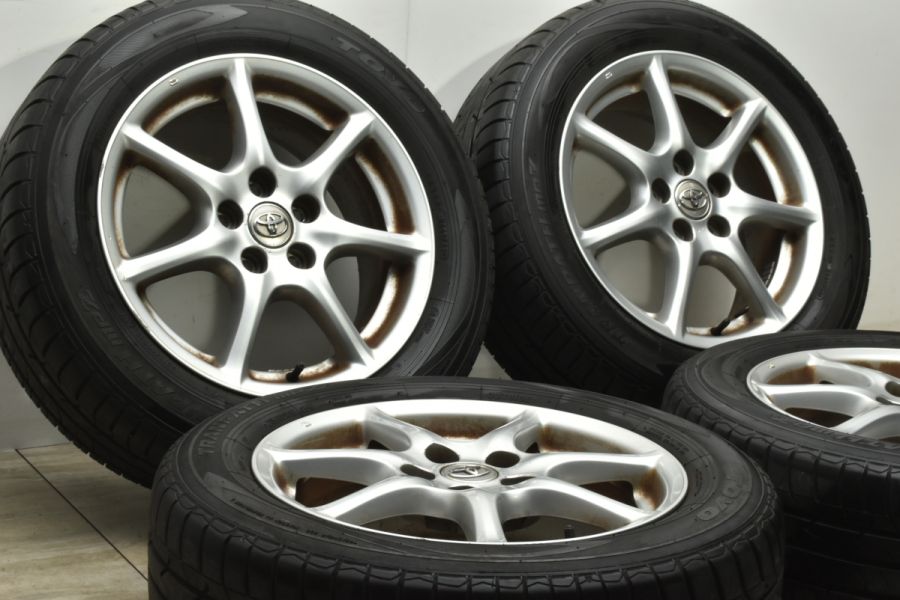 トヨタ エスティマ 純正 17in 7J +50 PCD114.3 トーヨー トランパス mpz 215/60R17 ノア ヴォクシー C-HR  ヤリスクロス 流用 中古 タイヤホイールセット | パーツ販売ナンバーワン