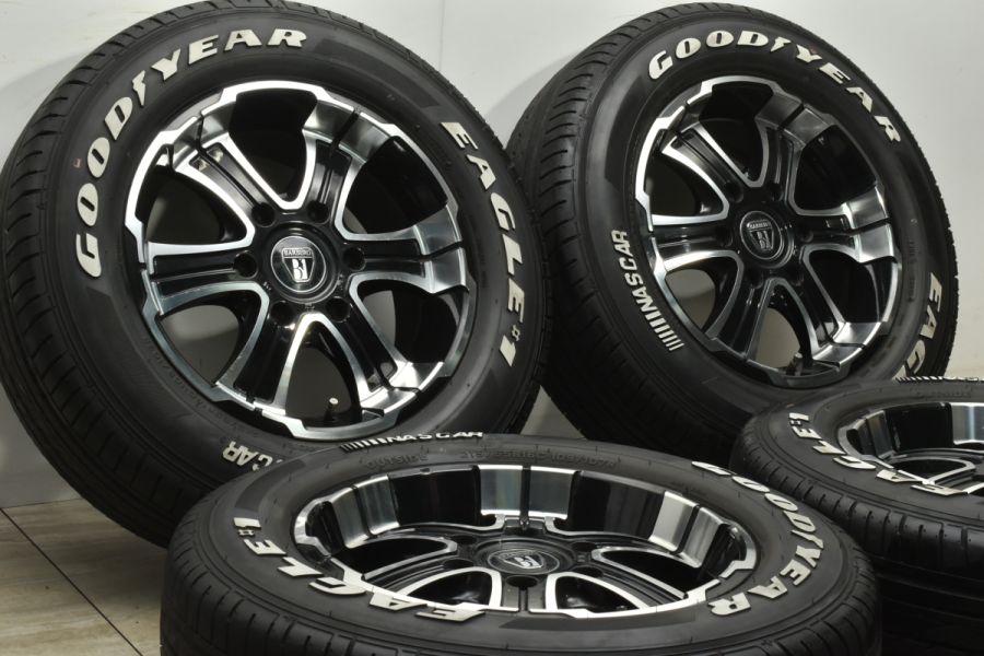 バリ溝】バルベロ ワイルドディープス 16in 6.5J +38 PCD139.7 グッドイヤー イーグル1 215/65R16C ハイエース  レジアスエース 中古 タイヤホイールセット | パーツ販売ナンバーワン