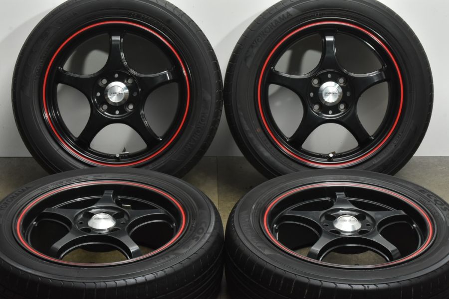 良好品】5ZIGEN プロレーサー FN01R-Cα 15in 6J+38 PCD100 ヨコハマ エコス ES31 185/55R15 パッソ  ヴィッツ フィット ノート スイフト 中古 タイヤホイールセット | パーツ販売ナンバーワン