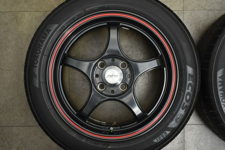 良好品】5ZIGEN プロレーサー FN01R-Cα 15in 6J+38 PCD100 ヨコハマ エコス ES31 185/55R15 パッソ  ヴィッツ フィット ノート スイフト 中古 タイヤホイールセット | パーツ販売ナンバーワン