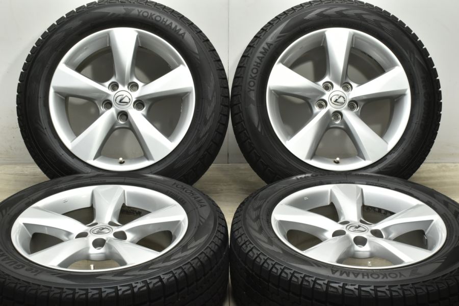 レクサスRXに使用 スタッドレスアルミタイヤセット235 60 18 バリ溝