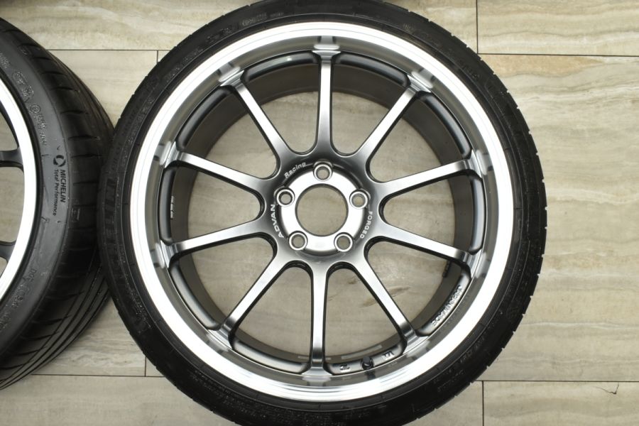 2ピース 深リム】RAYS ブラックフリート V350 22in 9J +38 +27