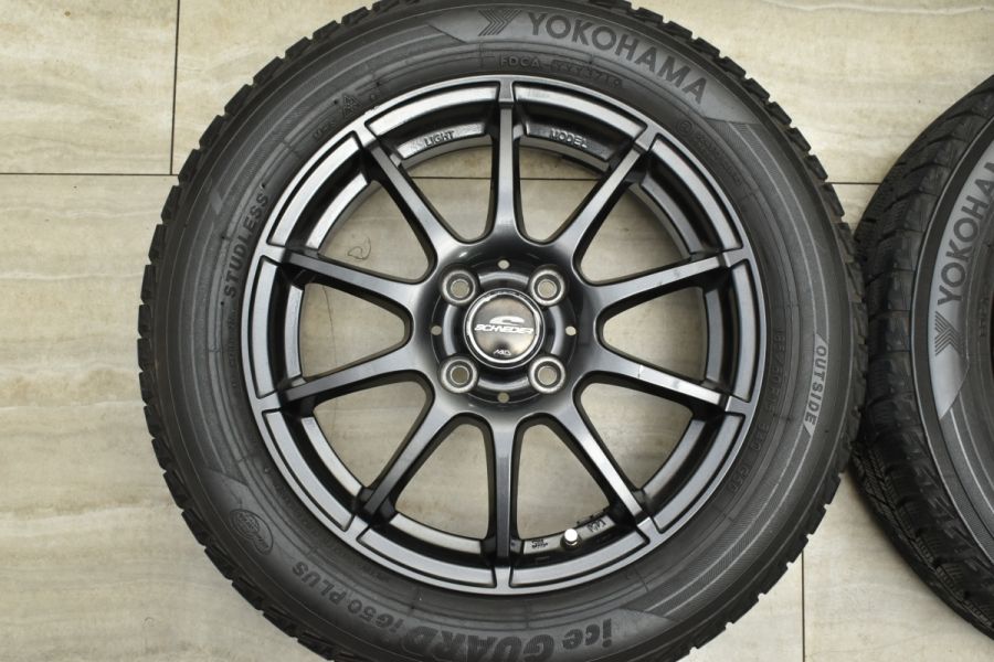 良好品】シュナイダー スタッグ 15in 5.5J +50 PCD100 ヨコハマ アイス 