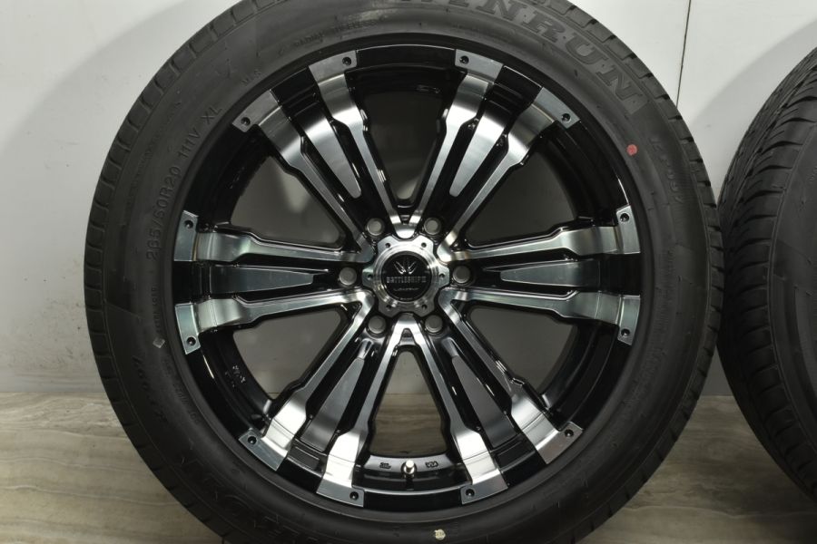 超バリ溝 美品】バトルシップII 20in 9J+20 PCD139.7 ウィンラン KF997 265/50R20 ランドクルーザープラド  ハイラックスサーフ 中古 タイヤホイールセット | パーツ販売ナンバーワン