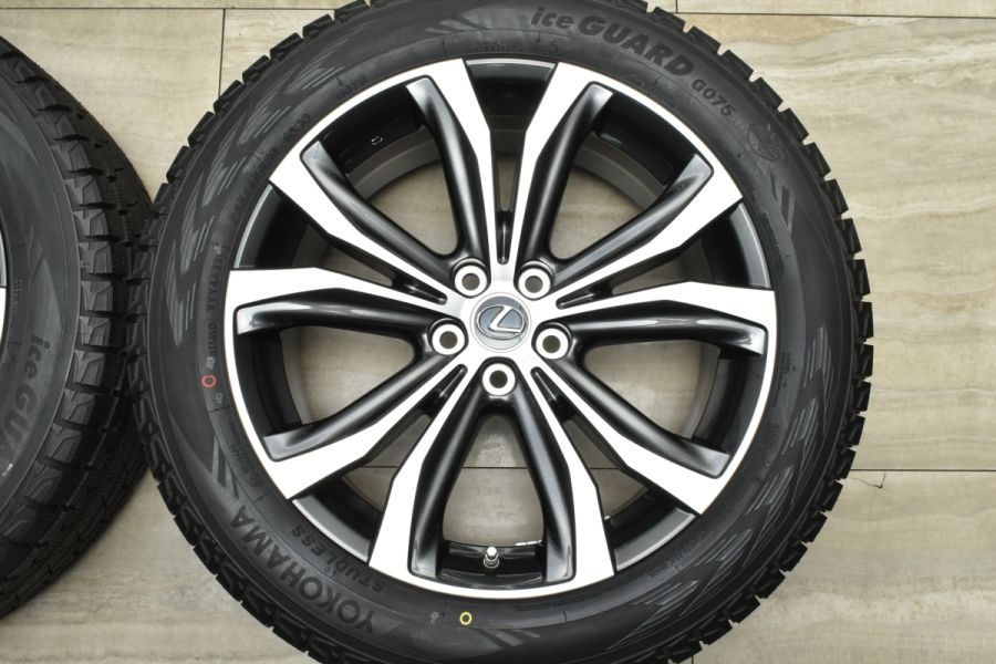 専用[バリ溝］レクサスRX 20系　純正20インチ ヨコハマ ice GUARD バリ溝 美品】レクサス 20系 RX バージョンL 純正 20in 8J +30 PCD114