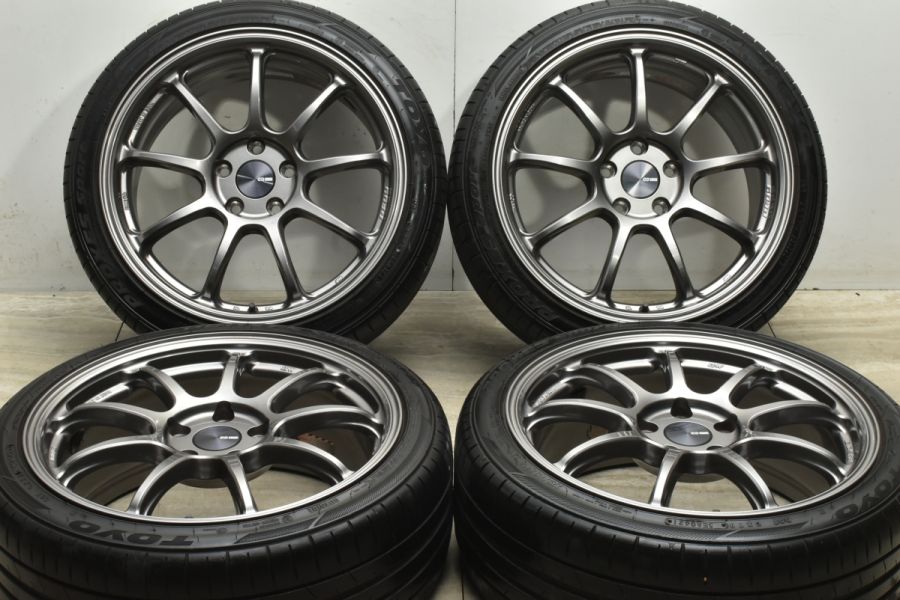 良好品】ENKEI PF09 18in 8J +50 PCD112 トーヨー プロクセススポーツ 225/40R18 VW ゴルフ カスタム用 交換用  中古 タイヤホイールセット | パーツ販売ナンバーワン