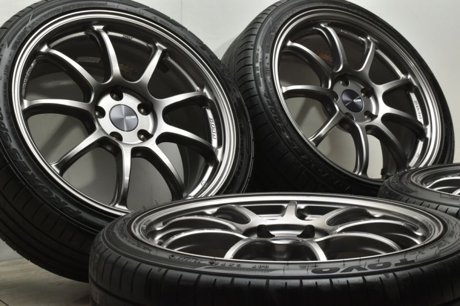 良好品】ENKEI PF09 18in 8J +50 PCD112 トーヨー プロクセススポーツ 225/40R18 VW ゴルフ カスタム用 交換用  中古 タイヤホイールセット | パーツ販売ナンバーワン