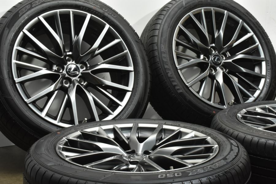 美品】レクサス RX Fスポーツ 純正 20in 8J +30 PCD114.3 ダンロップ
