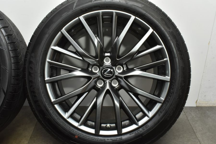 美品】レクサス RX Fスポーツ 純正 20in 8J +30 PCD114.3 ダンロップ