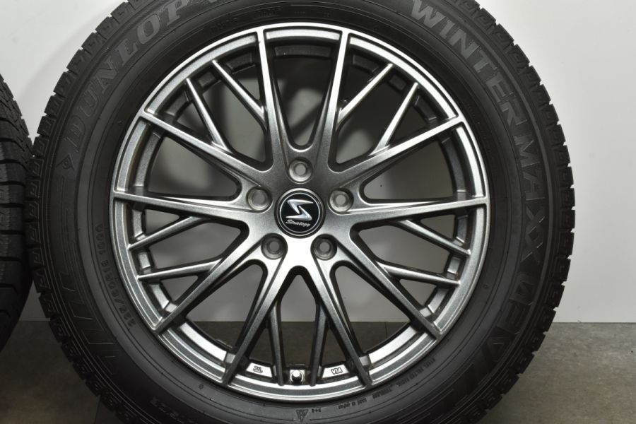 バリ溝 WM03付 美品】ストラテジー MX 18in 7.5J +52 PCD114.3