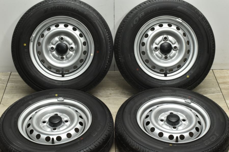 イボ付 バリ溝】ダイハツ ハイゼット 純正 12in 4.00B +40 PCD100 ヨコハマ JOB RY52 145/80R12 LT 交換用  軽トラ 中古 タイヤホイールセット | パーツ販売ナンバーワン