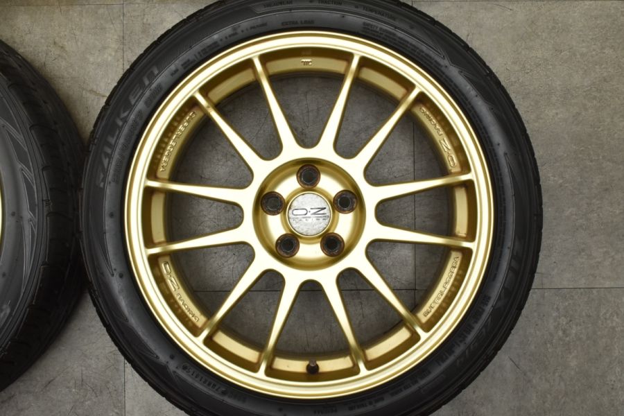 ゴールドホイール 215/45ZR17 タイヤセット4本 215/45R17 トヨタ