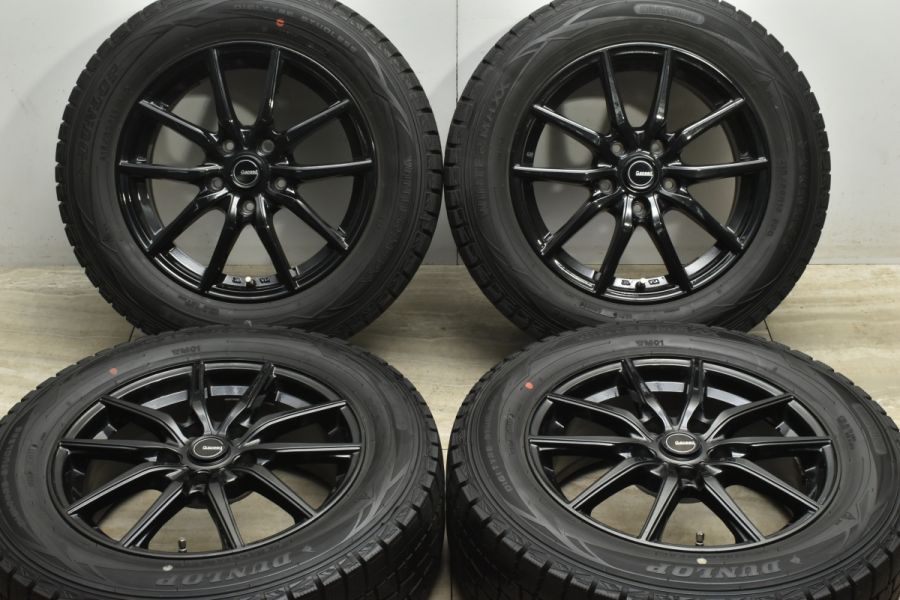 バリ溝 美品】Gスピード 16in 6.5J +48 PCD114.3 ダンロップ ウィンターマックス WM01 215/60R16 ヤリスクロス  オデッセイ ヴェゼル 中古 スタッドレスタイヤホイールセット | パーツ販売ナンバーワン