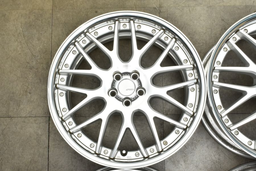 2ピース メッシュ系】WORK ランベック LM1 19in 8J+48 PCD100 4