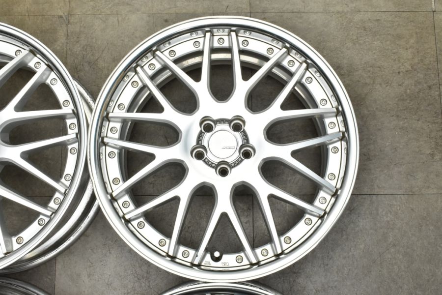 2ピース メッシュ系】WORK ランベック LM1 19in 8J+48 PCD100 4