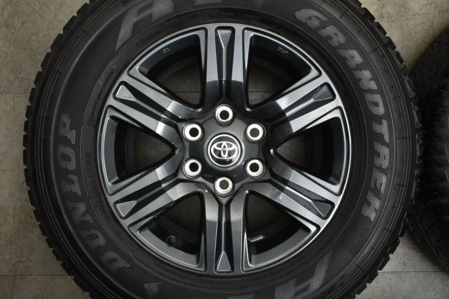 バリ溝 美品】トヨタ ハイラックス 純正 17in 7.5J +30 PCD139.7 