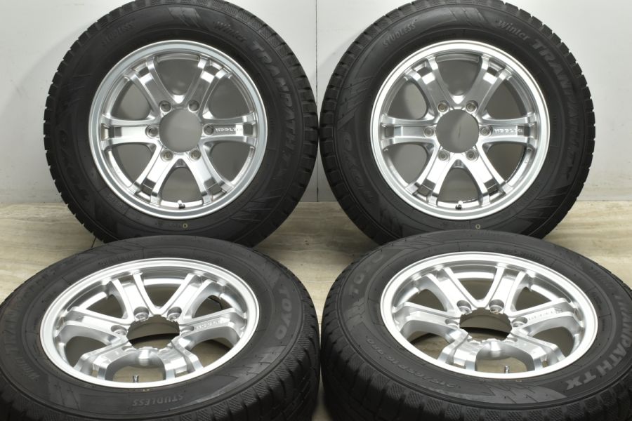 バリ溝 美品】キーラー 16in 7J +37 PCD139.7 トーヨー ウィンター 