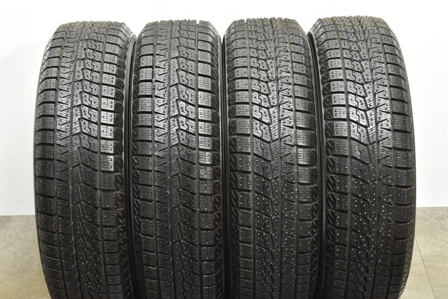 【バリ溝 美品】WEZEN 14in 4.5J +45 PCD100 ヨコハマ アイスガード iG70 155/65R14 N-BOX デイズ サクラ  ワゴンR タント ムーヴ