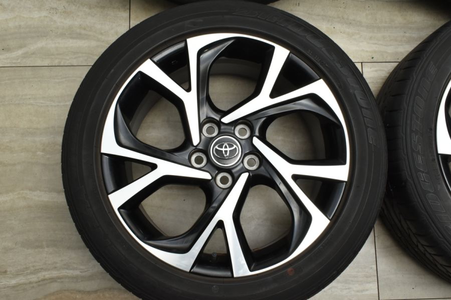 美品】トヨタ C-HR 純正 18in 7J +50 PCD114.3 ブリヂストン
