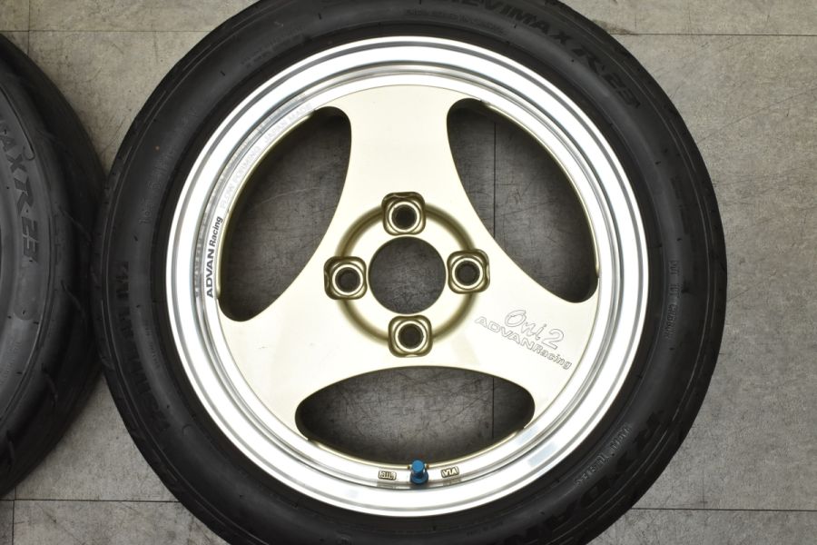 美品】アドバンレーシング oni2 14in 5.5J +45 6J +38 PCD100 シバタイヤ RYDANZ REIVIMAX R23 165/ 55R14 アルト ワゴンR ミラ ゼスト 中古 タイヤホイールセット | パーツ販売ナンバーワン