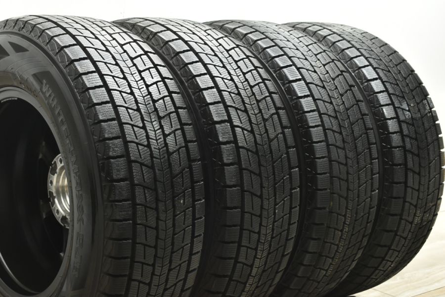 バリ溝 美品】ワイルドクルージング 17in 7.5J +25 PCD139.7 ダンロップ ウィンターマックス SJ8+ 265/65R17 プラド  ハイラックスサーフ 中古 スタッドレスタイヤホイールセット | パーツ販売ナンバーワン