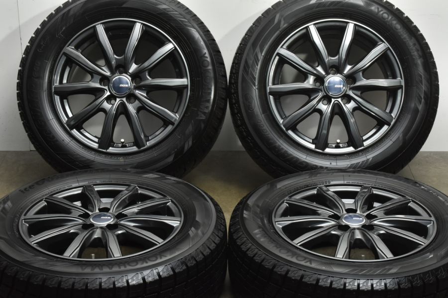 バリ溝 美品】DOS 15in 6J +43 PCD100 ヨコハマ アイスガード6