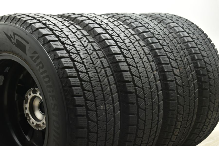 【美品】ロクサーニ バトルシップII 17in 8J +20 PCD139.7 ブリヂストン ブリザック DM-V3 265/65R17 プラド  ハイラックス サーフ 等に