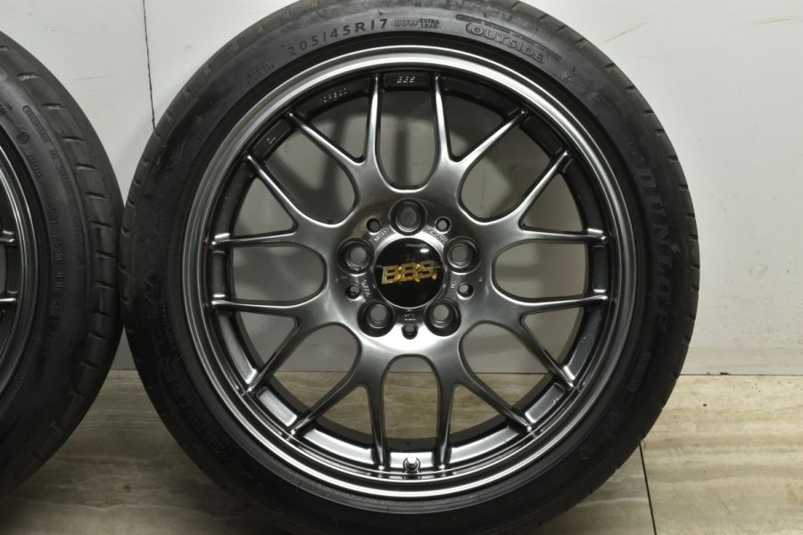 美品 鍛造】BBS RG-R RG785 17in 7.5J +48 PCD112 ダンロップ スポーツマックスGT 205/45R17 MINI  ミニクーパー F55 F56 F57 中古 タイヤホイールセット | パーツ販売ナンバーワン