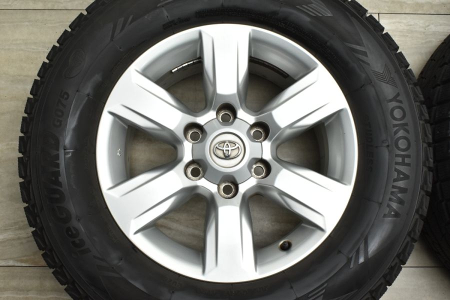 バリ溝 プラド150系 純正 265/65R17 スタッドレスタイヤ 2021年 送料無料] バリ溝！キレイ！9分☆トヨタ 150系 ランクル プラド 純正