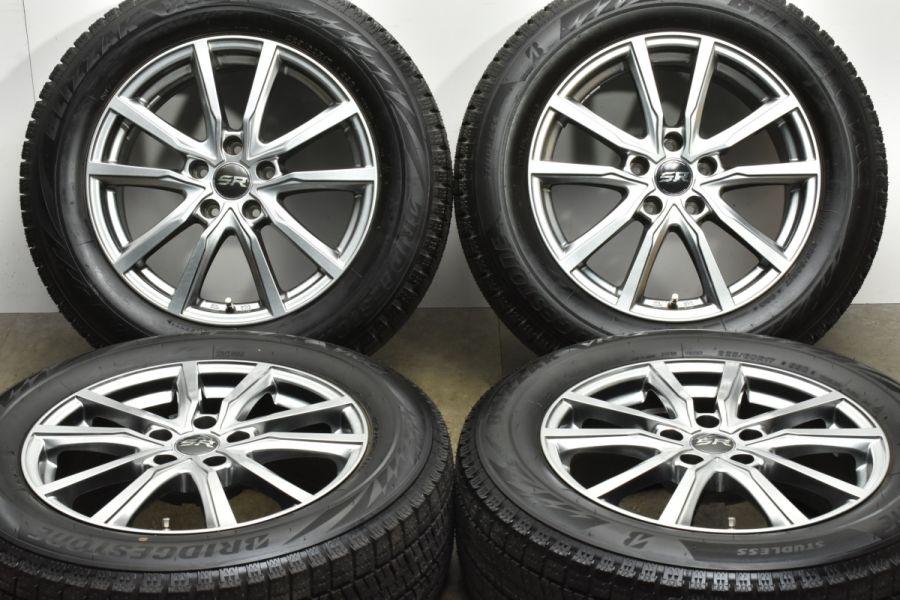 20658円 【バリ溝 美品】ストレンジャー 17in 7J+38 PCD114.3 ブリヂストン ブリザック VRX2 225/60R17 アルファード  エクストレイル フォレスター