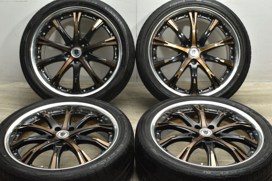 希少カラー】WORK シュバート SC4 20in 8J+50 PCD114.3 ファルケン 245/40R20 エクストレイル SK フォレスター  クロストレック ブロンズ 中古 タイヤホイールセット | パーツ販売ナンバーワン