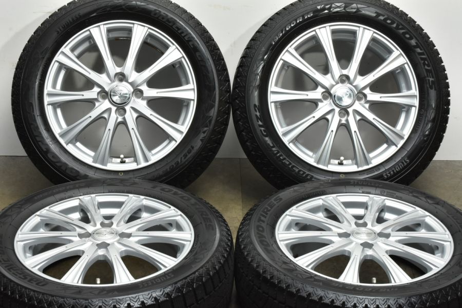 バリ溝 美品】STAYER 16in 6.5J +50 PCD100 トーヨー オブザーブ GIZ2 195/60R16 ノートクロスオーバー 交換用 スタッドレス  中古 スタッドレスタイヤホイールセット | パーツ販売ナンバーワン