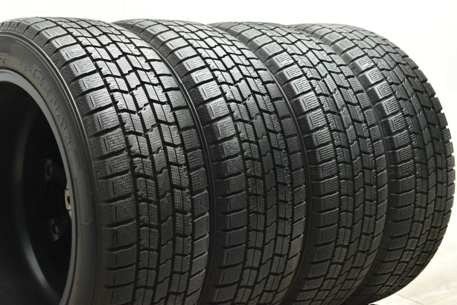 【バリ溝】MAK KOLN 18in 7.5J +53 PCD114.3 グッドイヤー アイスナビ7 225/50R18 ハリアー エスティマ  オデッセイ ヴェゼル