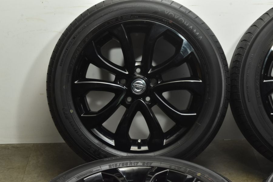 【ポコポコ】215/55r17 ジューク　純正ホイール　スタッドレス　③ ポコポコ様専用】215/55r17 ジューク 純正ホイール スタッドレス