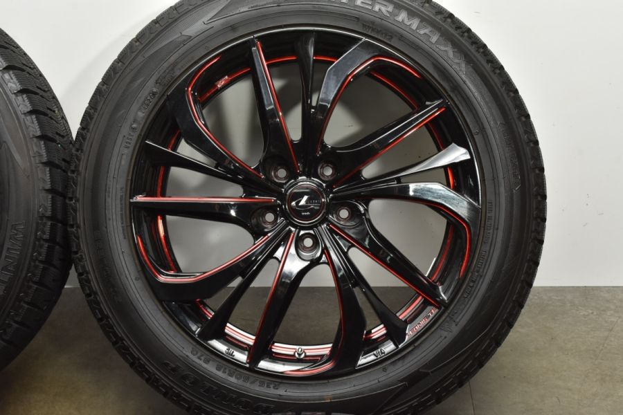 美品 バリ溝】WEDS レオニス TE 18in 8J +42 PCD114.3