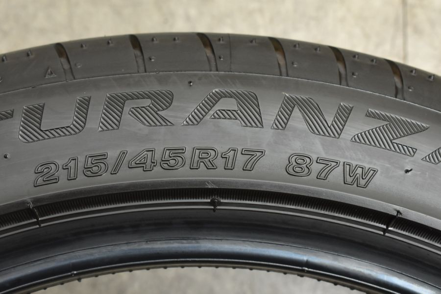 2023年製 バリ溝】ブリヂストン トランザ T002 215/45R17 4本セット