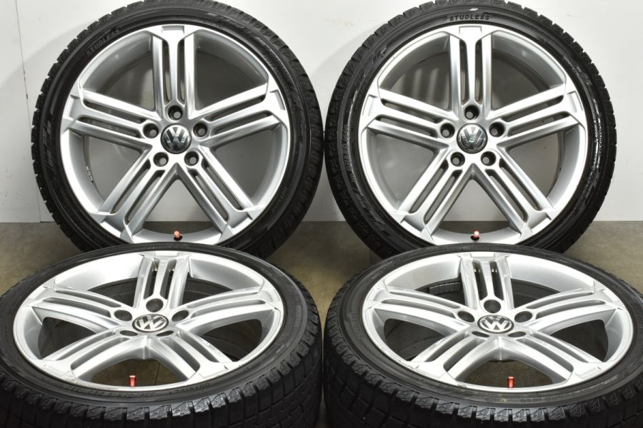 希少 正規品】VW 5K ゴルフR 純正 18in 7.5J +51 PCD112 ヨコハマ アイスガード iG60 225/40R18  5K0601025H GOLF 5 6 ヴァリアント 中古 スタッドレスタイヤホイールセット | パーツ販売ナンバーワン