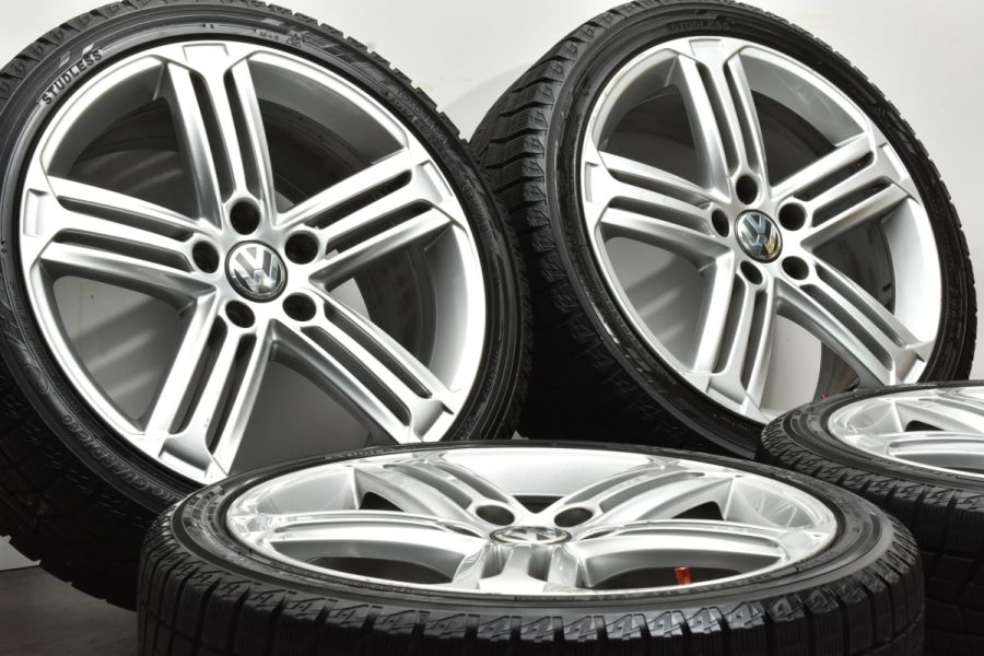 希少 正規品】VW 5K ゴルフR 純正 18in 7.5J +51 PCD112 ヨコハマ アイスガード iG60 225/40R18  5K0601025H GOLF 5 6 ヴァリアント 中古 スタッドレスタイヤホイールセット | パーツ販売ナンバーワン