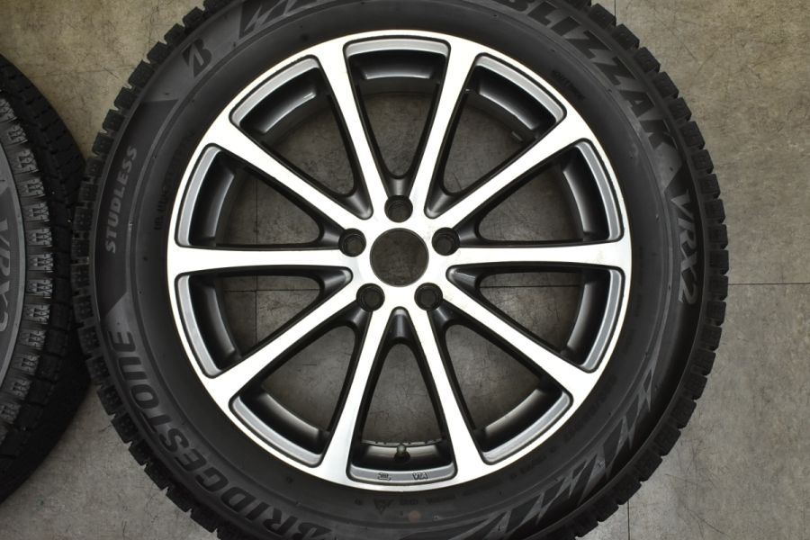 【2022年製 バリ溝VRX2付】VERTICAL 17in7J+48 PCD100 ブリヂストンブリザック 225/55R17 GP XV BP  レガシィアウトバック SH フォレスター