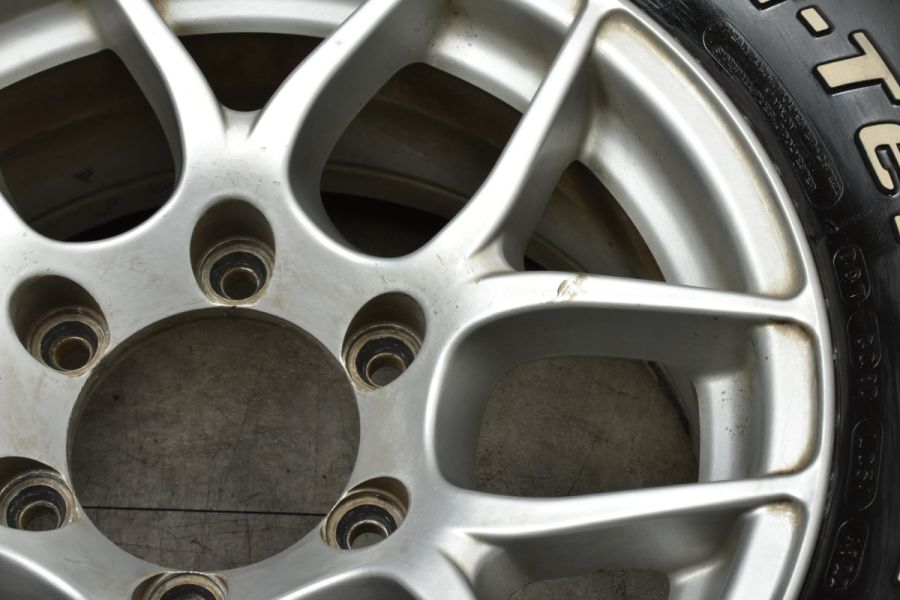 BRIDGESTONE製 NR979 社外アルミホイール 16インチ 8J6H139.7+0 4本 