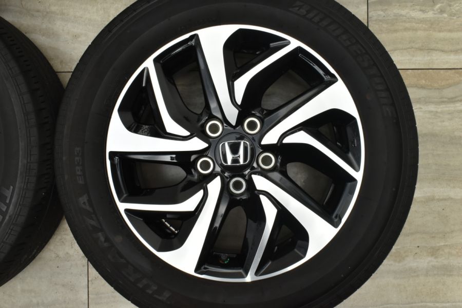 ホンダ ステップワゴン 純正 17インチ ブリヂストン 205/55R17 美品】ホンダ ステップワゴン スパーダ 純正 16in 6J +50 PCD114