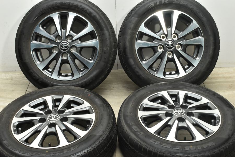 【美品】トヨタ 80 エスクァイア 純正 15in 6J +50 PCD114.3 ATRスポーツ ウィンター101 195/65R15 ノア  ヴォクシー 流用 交換用