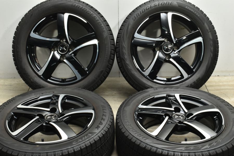 正規品】シトロエン DS3 純正OP Squale 16in 6J +23 PCD108 ブリヂストン ブリザック VRX2 195/55R16  品番：SH601622 C3 プジョー 208 中古 スタッドレスタイヤホイールセット | パーツ販売ナンバーワン