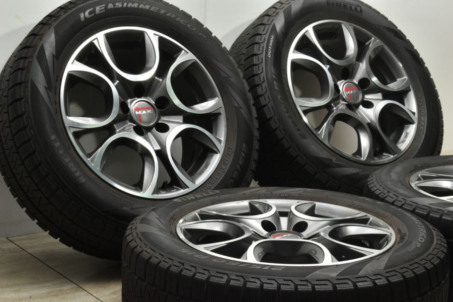 【良好品】MAK トリノ 16in 7J +41 PCD110 ピレリ アイスアシンメトリコプラス 215/60R16 フィアット 500X 交換用