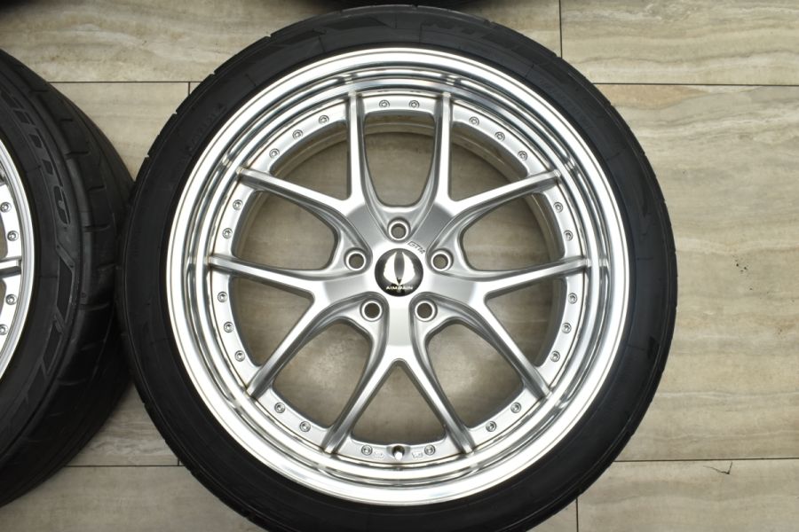 人気 深リム】AIMGAIN GTM 20in 9J+38 9.5J+30 PCD114.3 ニットー NT555 G2 245/40R20  アルファード ヴェルファイア シーマ フーガ 中古 タイヤホイールセット | パーツ販売ナンバーワン