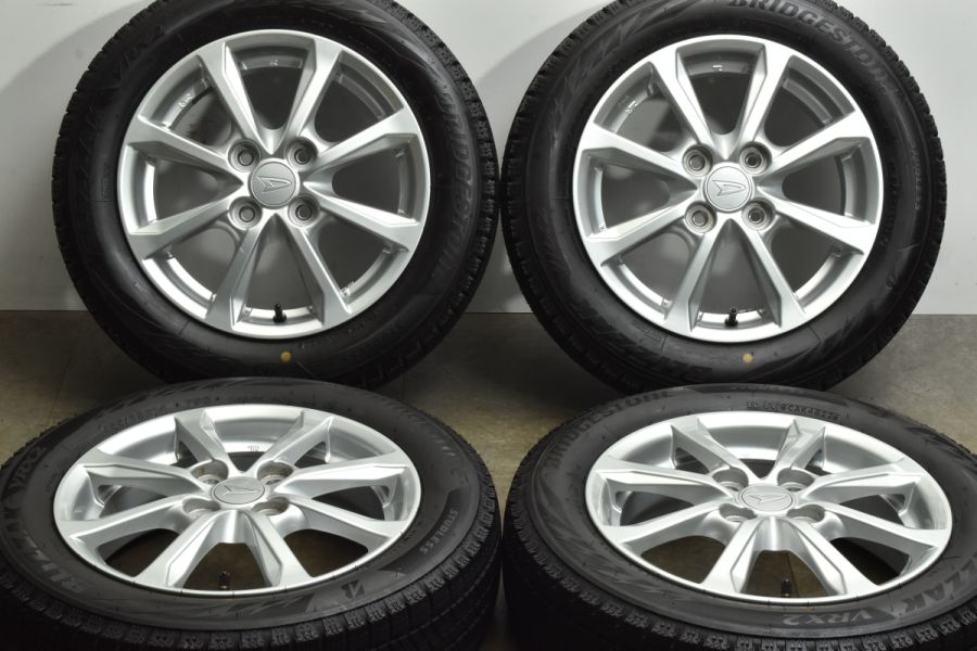 バリ溝】ダイハツ ウェイク 純正 14in 4.5J +45 PCD100 ブリヂストン ブリザック VRX2 155/65R14 タント ムーヴ  キャスト ミラ 流用 中古 スタッドレスタイヤホイールセット | パーツ販売ナンバーワン