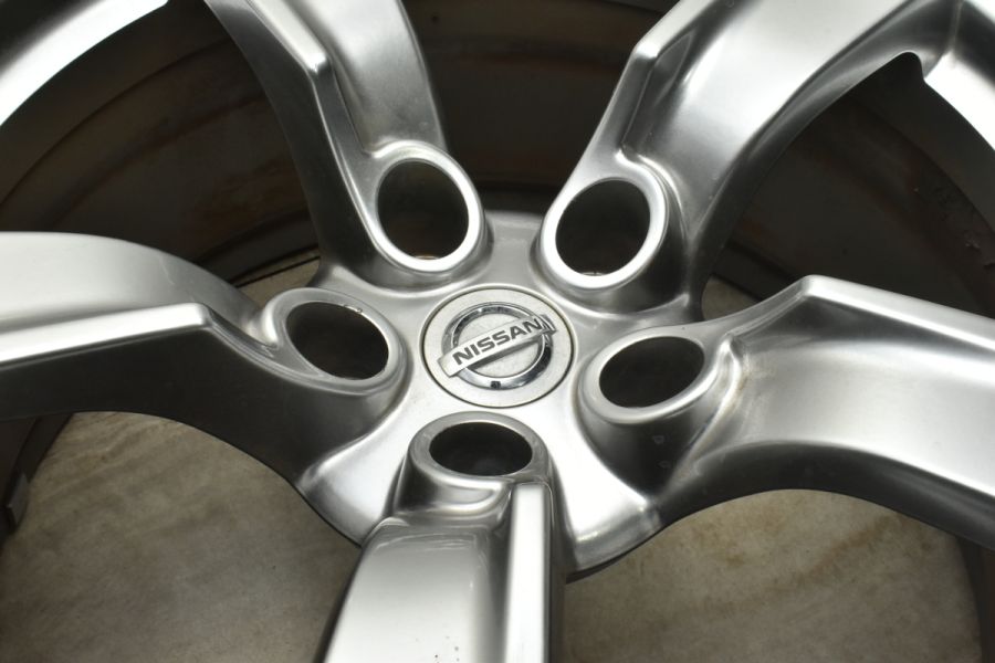 ニッサン Z34 フェアレディZ 前期 純正 18in 8J +43 9J+15 PCD114.3 4